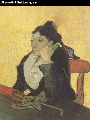 Vincent Van Gogh L'Arlesienne:Madame Ginoux wtih Books (nn04)